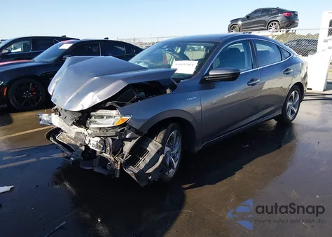 2020 Honda Insight Ex from USA, damaged, VIN 19XZE4F56LE009509
